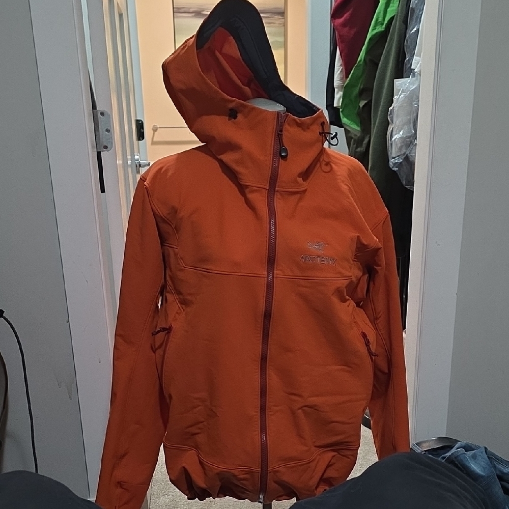 Arc'teryx Vibrant Orange Hooded Jacket